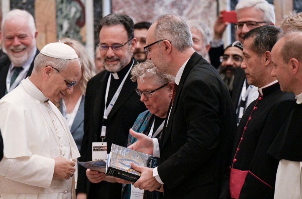 Dr. Paul Gavrilyuk with Pope Leo XIV