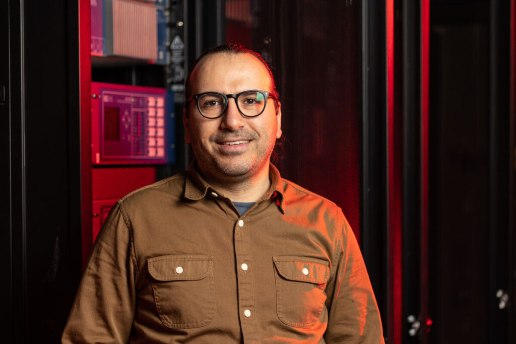 Dr. Mahmoud Kabalan, director of the Center for Microgrid Research, poses for a portrait