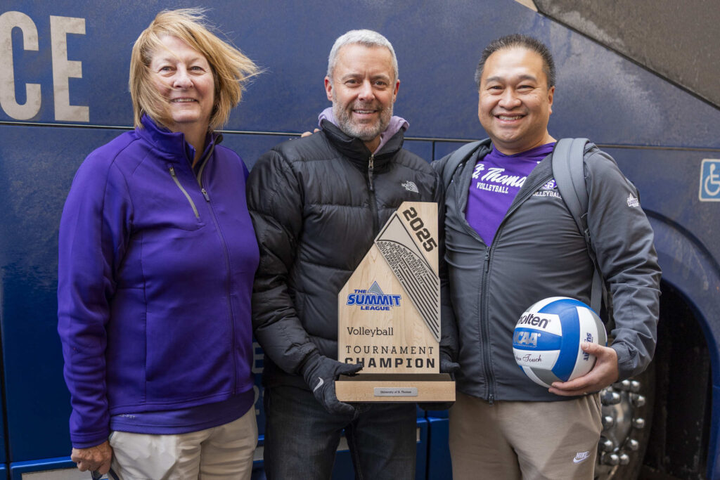 Phil Esten and Coach Thanh Pham pose for a photo