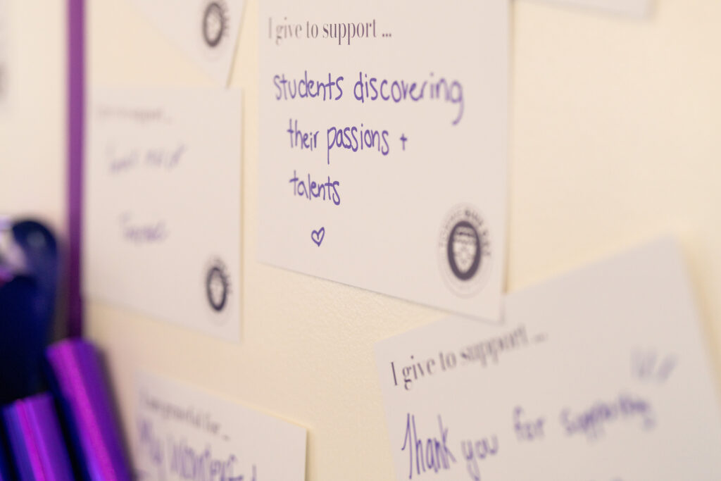 Notes on a white board