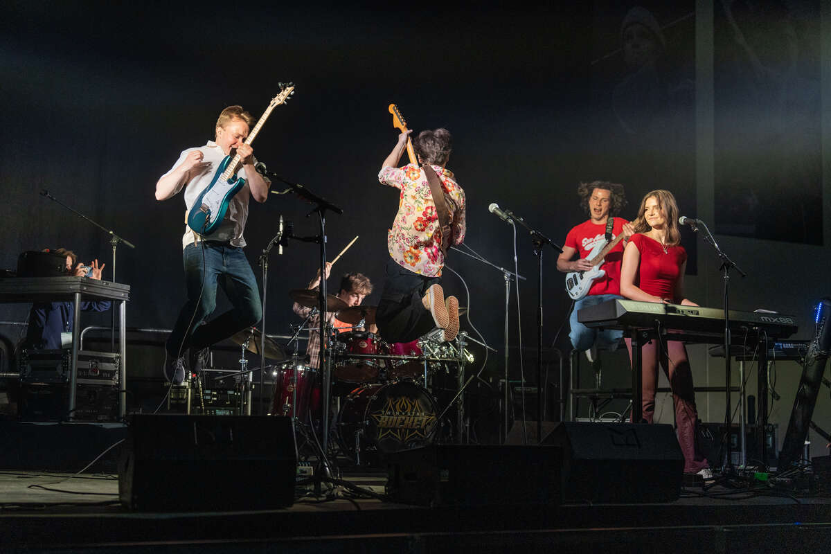 The 480 Collective band performs during Tommie Fest on May 16, 2025, in St. Paul.
