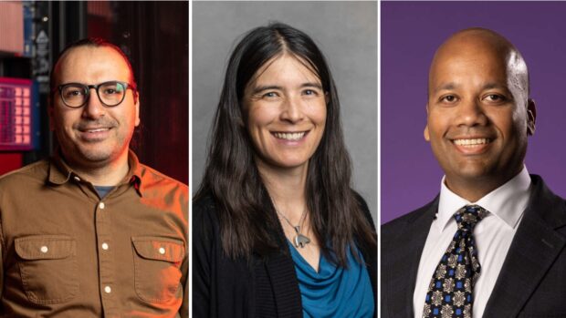 Engineering faculty: Mahmoud Kabalan, Ali Ling, Manjeet Rege
