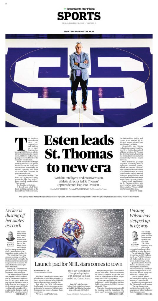 Phil Esten Star Tribune Person of Year