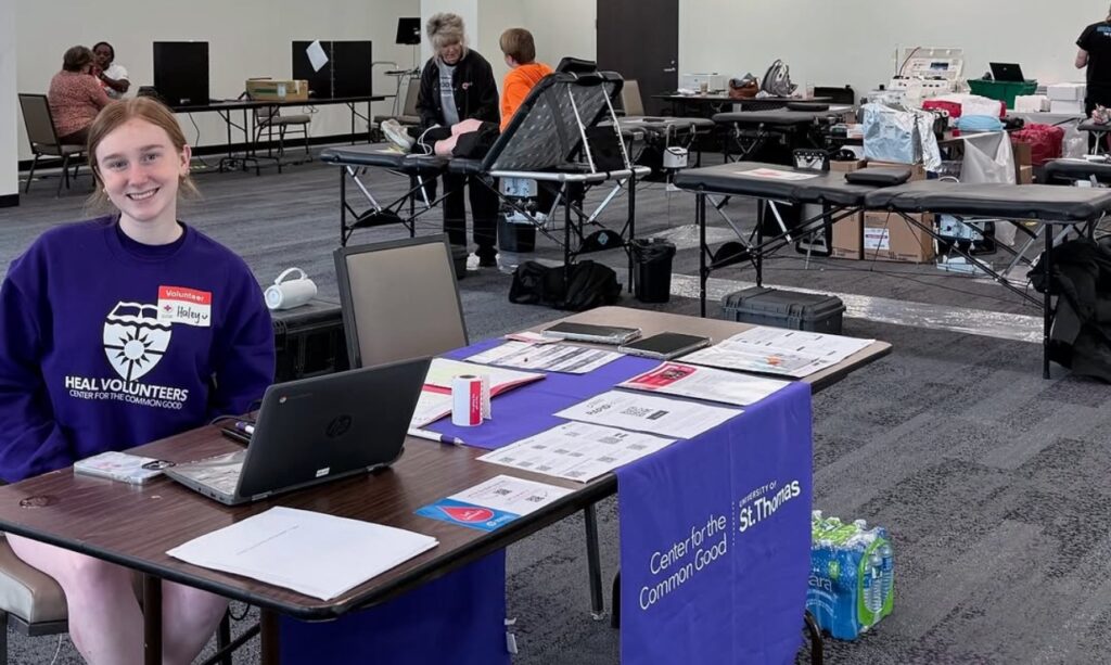 Volunteer Haley Moore Leads Blood Drive