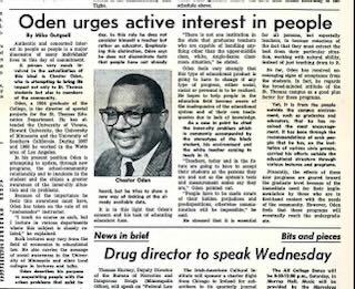 Aquin on Chester Oden