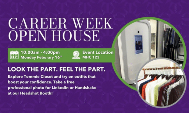 Feb. 16: Get Ready at Career Week Open House Graphic