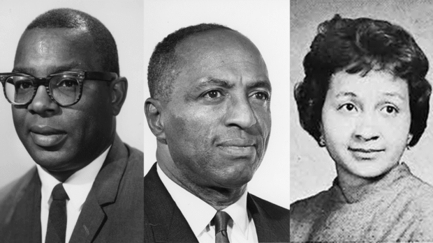 First Black Faculty - Oden, Bailey, Ramsaundar