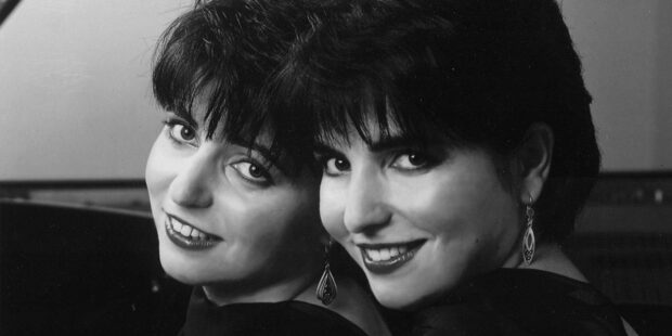 Twin pianists Julia and and Irina Elkina.