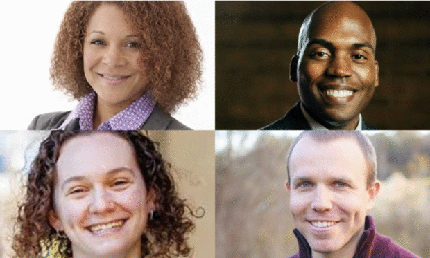 Four panelists headshots, including Dr Yohuru Wiliiams