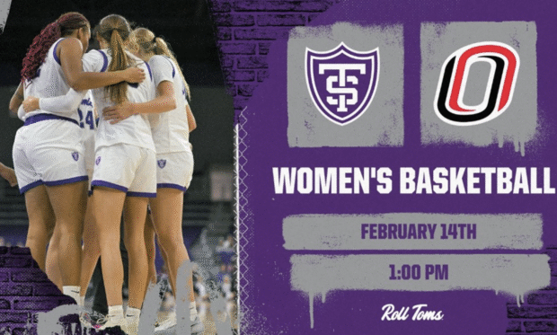 Feb. 14: Cheer on Tommie Women’s Basketball vs. Omaha Graphic