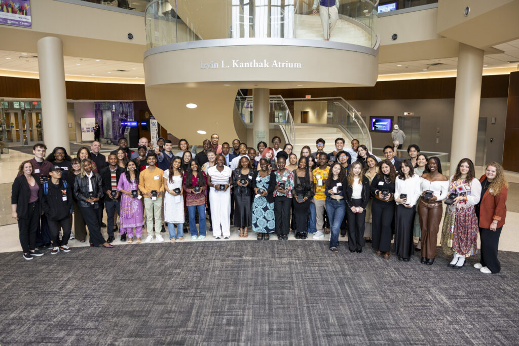 Davis UWC scholars take a group photo.