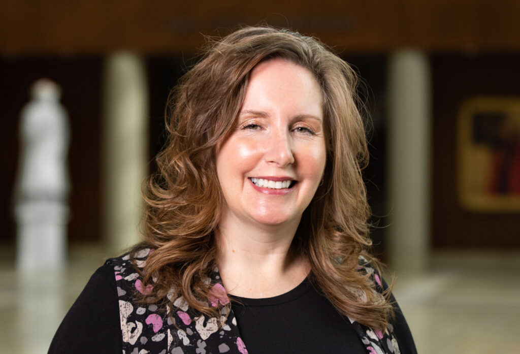 Jill Akervik smiles for a portrait.