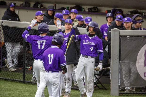 Tommie Baseball dugout
