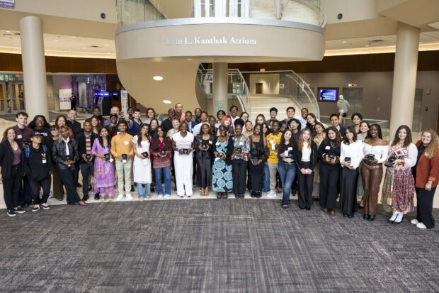 Davis UWC scholars take a group photo.