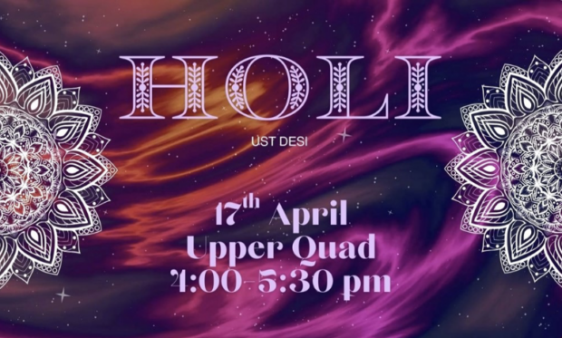 Digital flyer for Holi