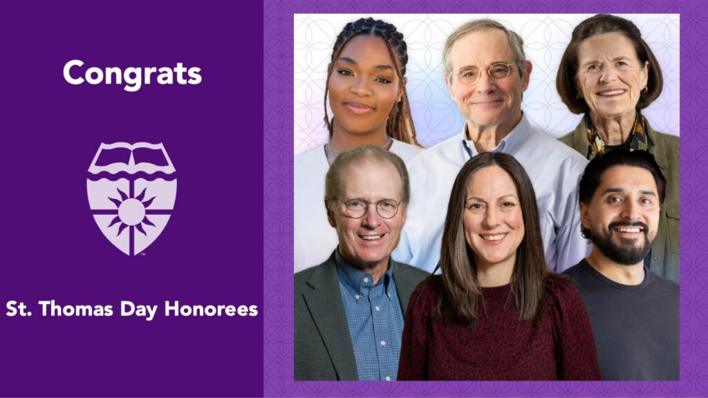 St Thomas Day Honorees