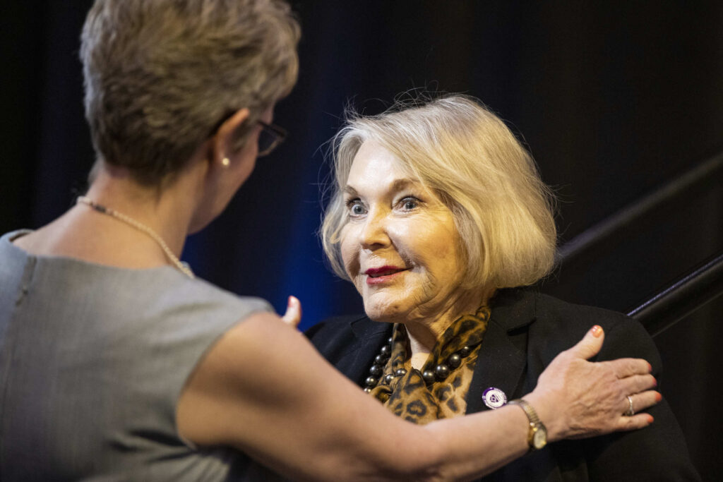 Sue Morrison at Pinning ceremony