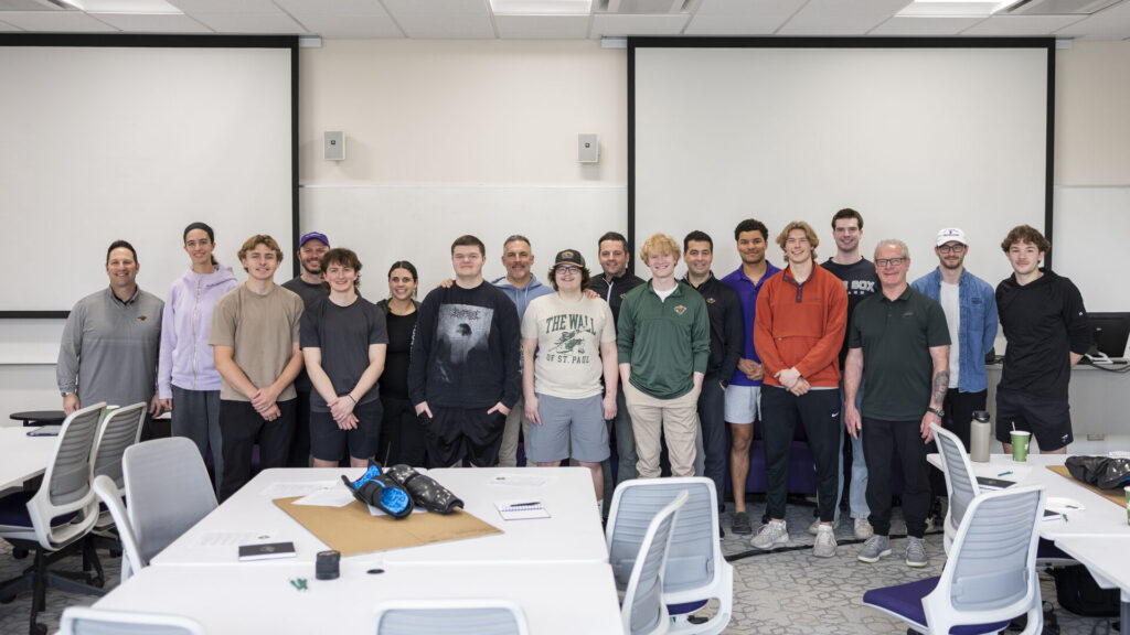 Students at Wild Hockey Lab.