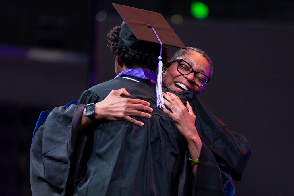 DFC Dean Buffy Smith at Commencement