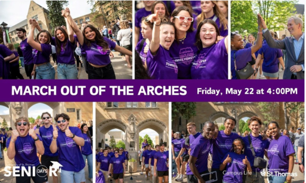 Digital Flyer for March Out of The Arches