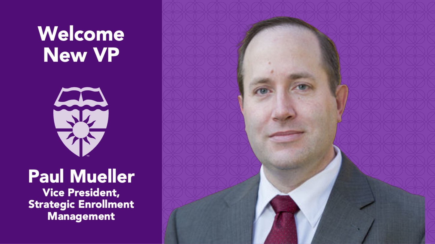 Paul Mueller VP, Strategic Enrollment Management