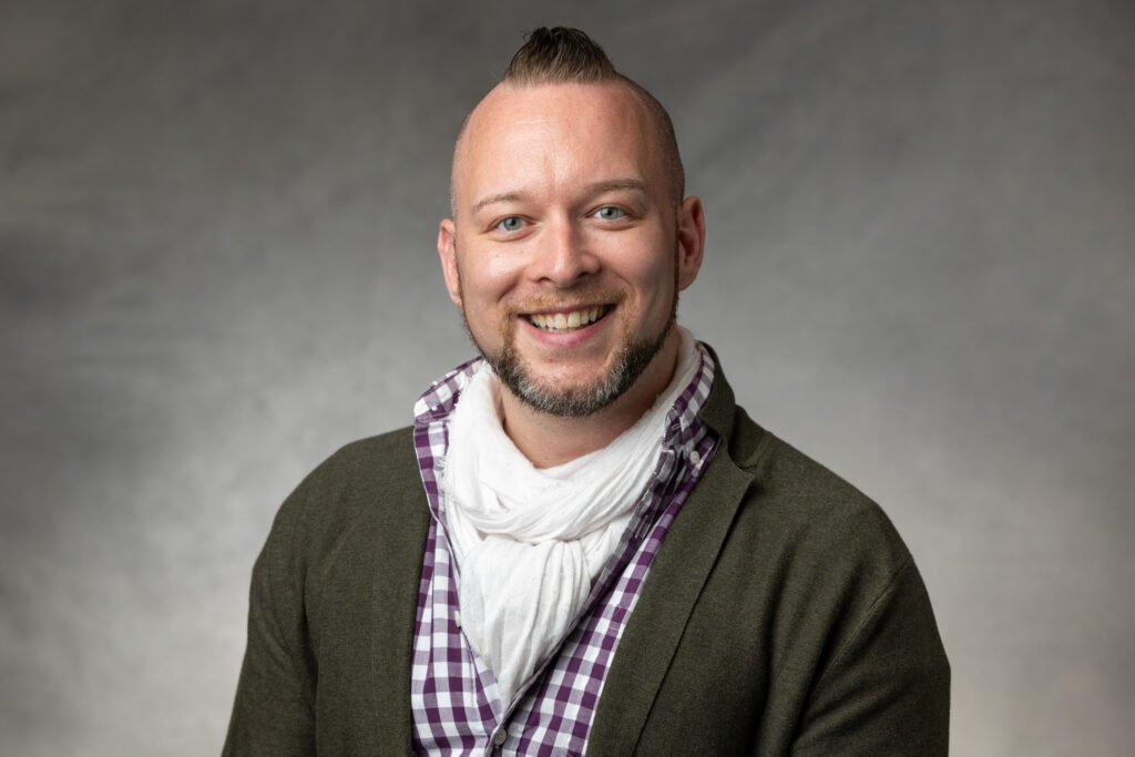 Studio portrait of Seth Ketron