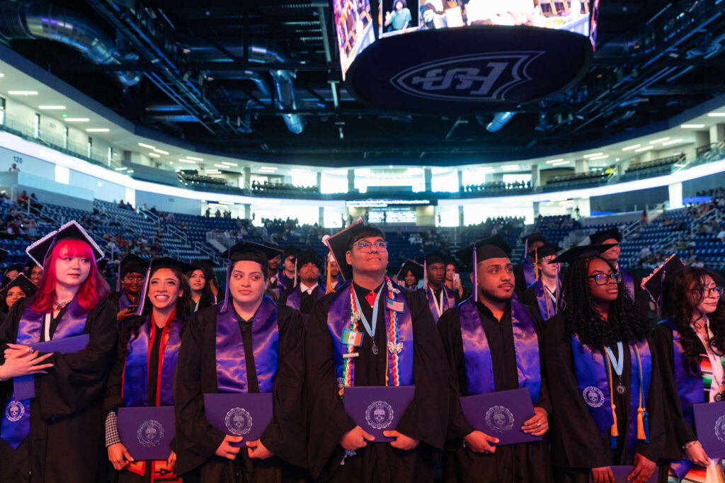 Dougherty Family College Commencement Ceremony in the Lee & Penny Anderson Arena in St. Paul on May 24, 2026.