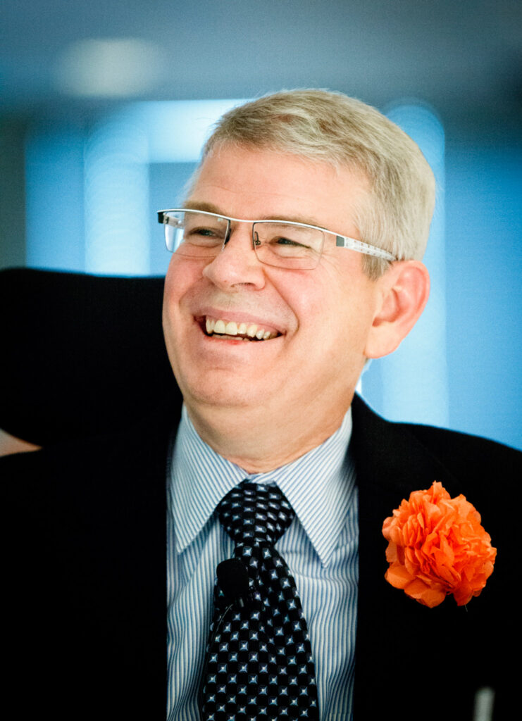 Bruce Kramer smiling ahead.