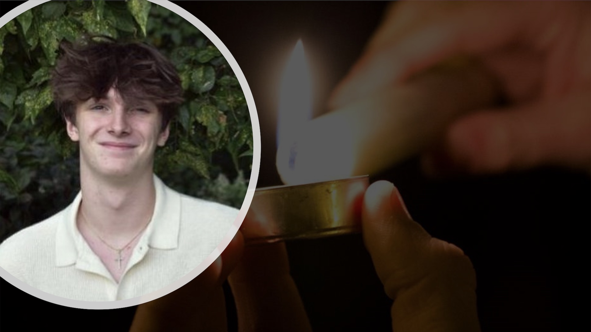 Head shot of Nathaniel L. Johnson on an In Our Prayers Graphic