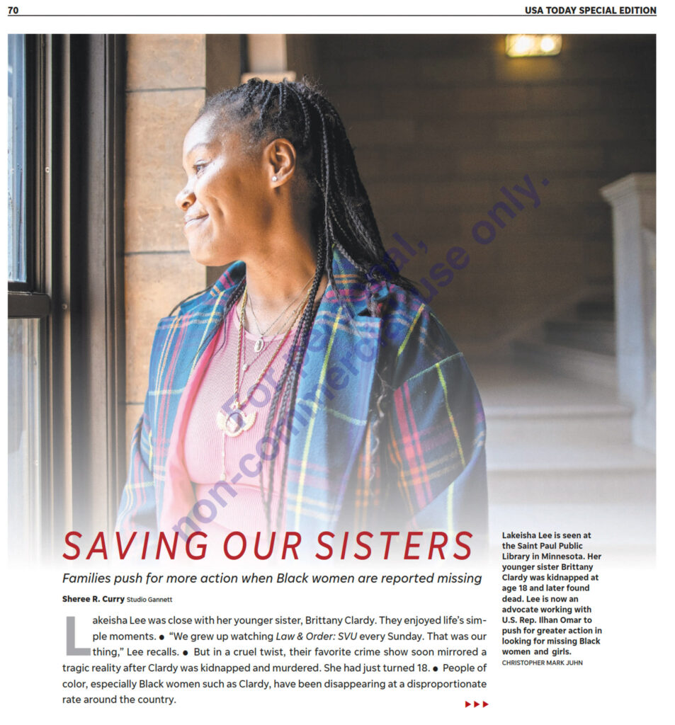 A digital page from the USA Today Special Edition for Black History Month commentary written by Sheree Curry.