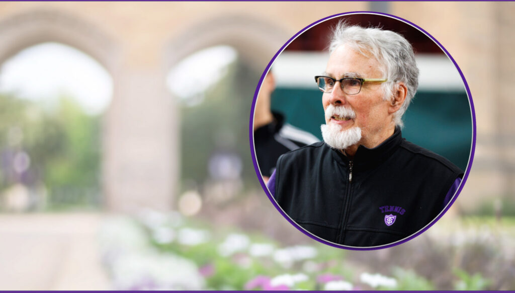 Terry Peck's headshot in an In Our Prayers graphic.