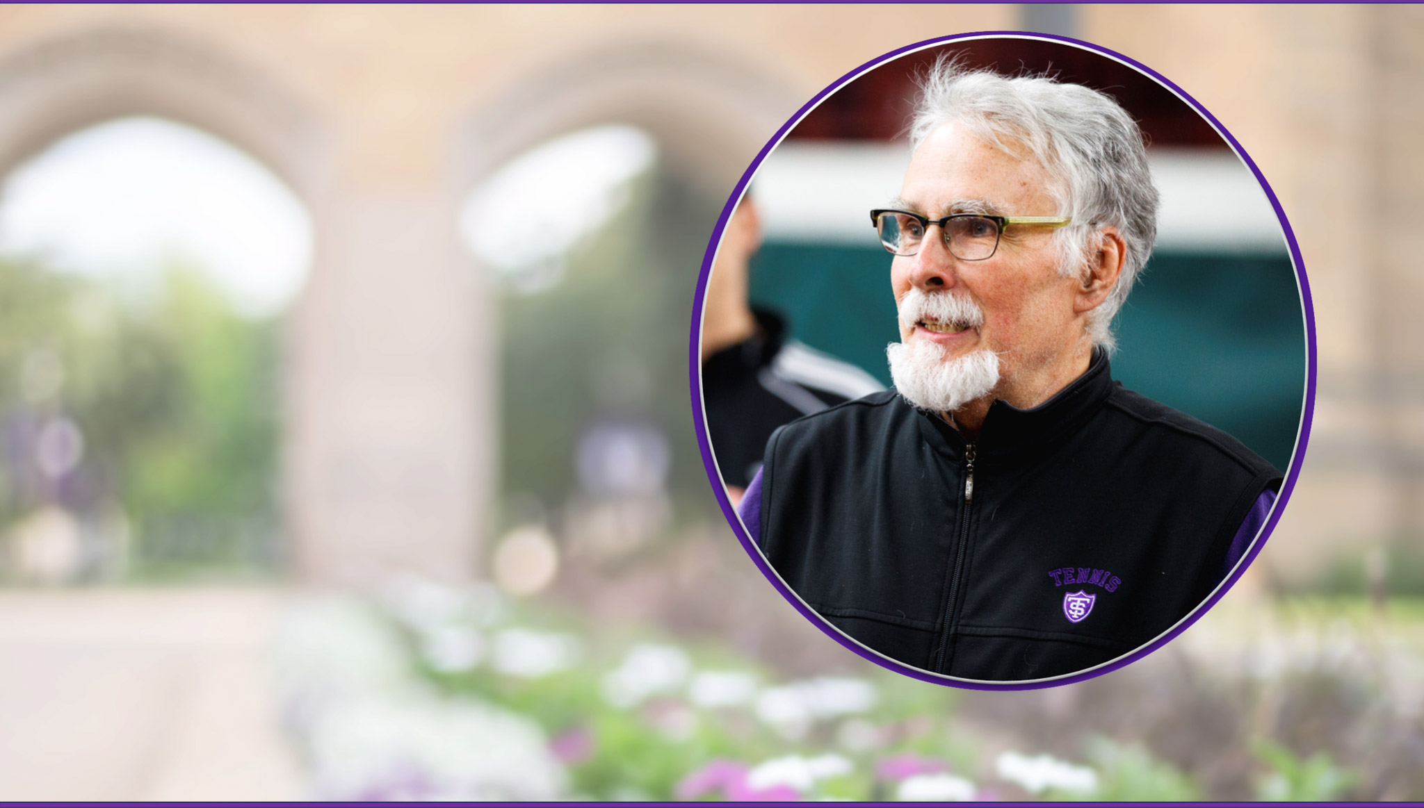 Terry Peck's headshot in an In Our Prayers graphic.