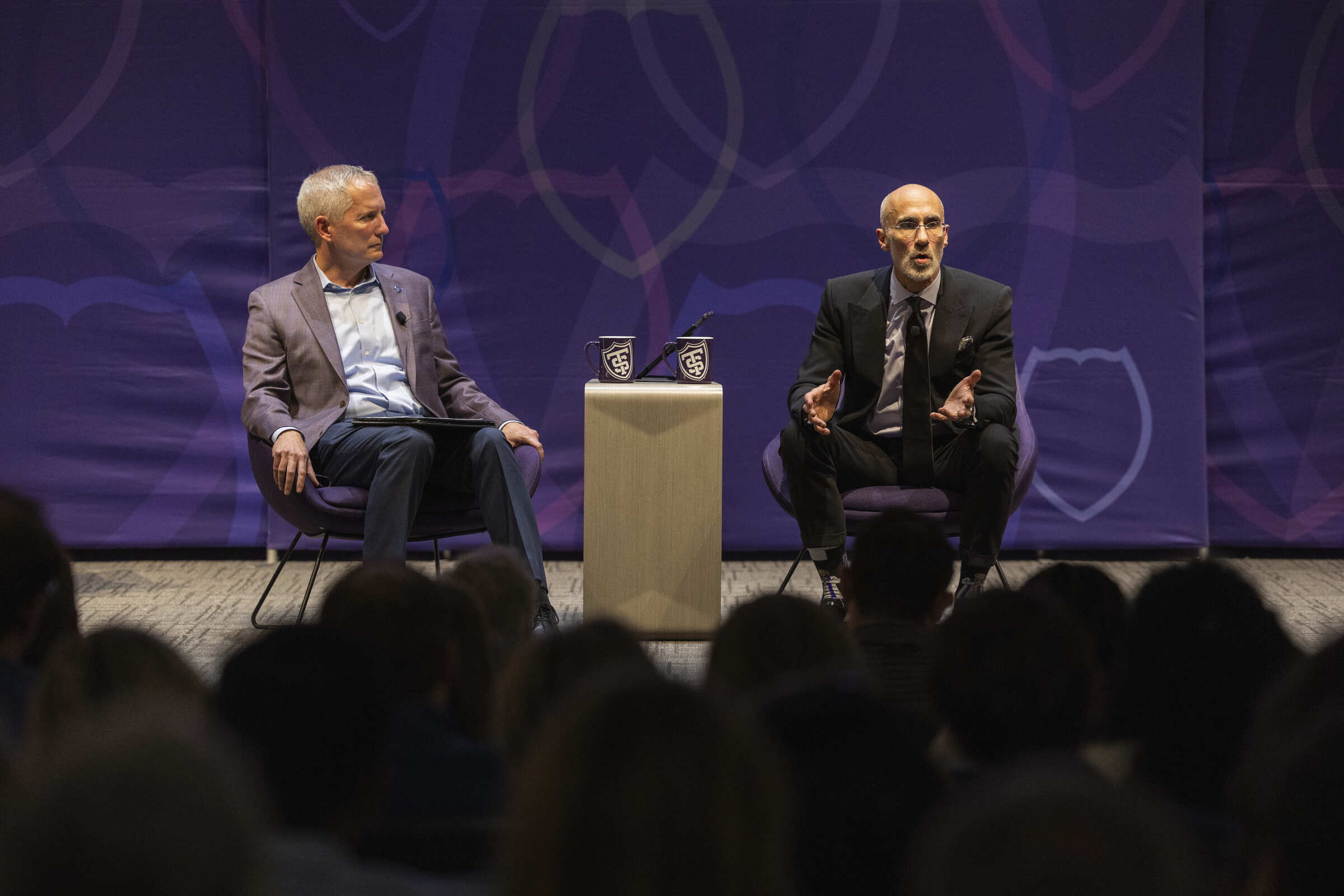 President Vischer joins Arthur Brooks
