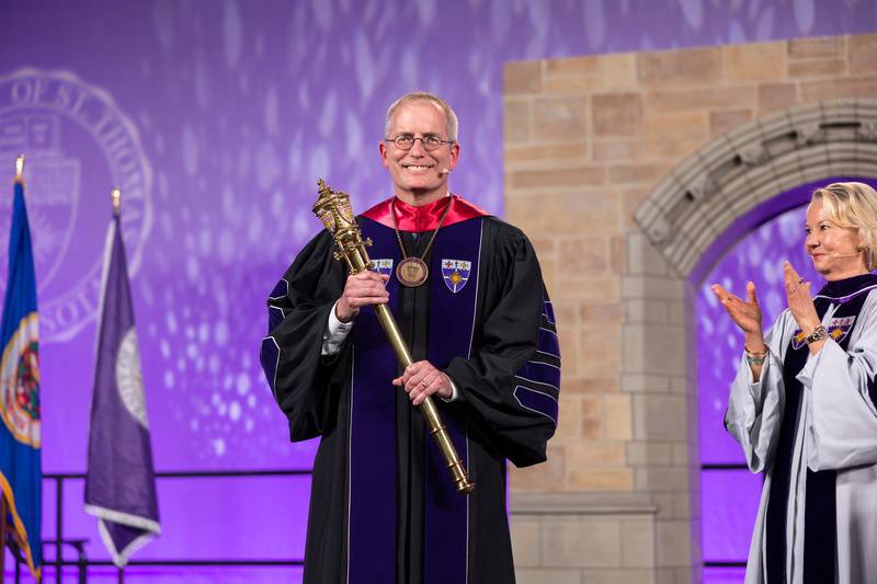 President Rob Vischer at the inauguration